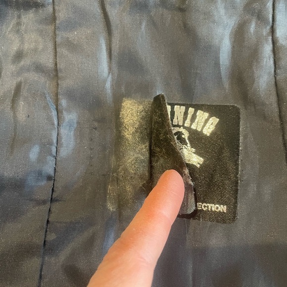 Running Wild Leather Fringe Vintage Wrap Skirt Size OS - Picture 12 of 16